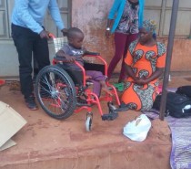 A gift of mobility for a boy born with one arm and one leg
